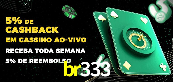 Promoções do cassino ao Vivo br333
